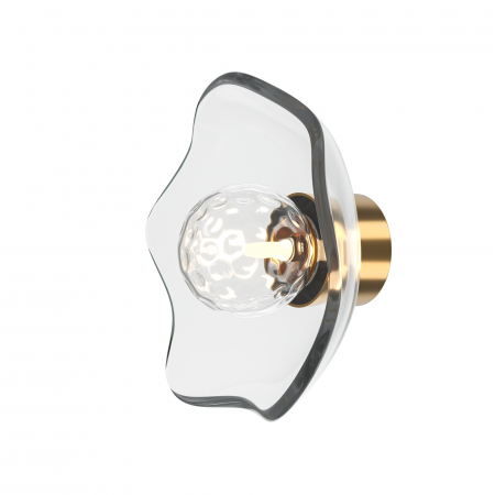 Aplica Miracle MOD207WL-01BS, 1xG9, aurie+transparenta, IP20, Maytoni [1]