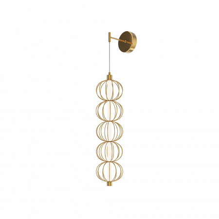 Promotii - Aplica LED Golden Cage MOD216WL-L10G3K, 17W, 1100lm, lumina calda, IP20, aurie, Maytoni