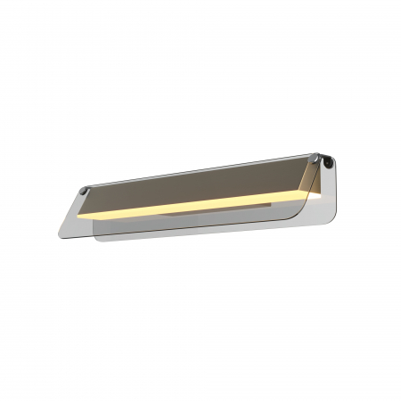 Aplice LED - Aplica perete FLAT Negru si auriu 3000k MOD296WL-L10BS3K Maytoni Modern