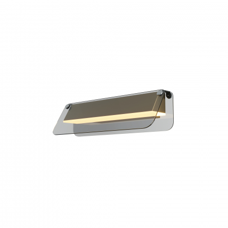 Aplice LED - Aplica perete FLAT Negru si auriu 3000k MOD296WL-L6BS3K Maytoni Modern