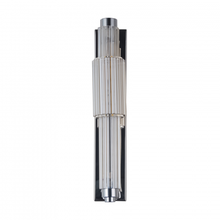 Aplica LED Verticale MOD308WL-L9CG3K, 8W, 800lm, lumina calda, IP20, crom+cognac, Maytoni [1]