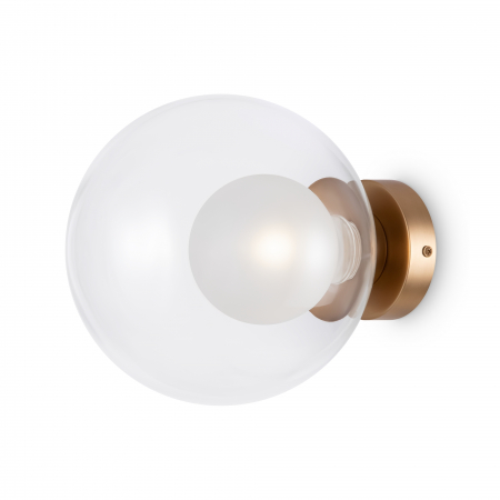 Aplice LED - Aplica Basic Form MOD521WL-01G3, 1xG9, aurie+transparenta, IP20, Maytoni