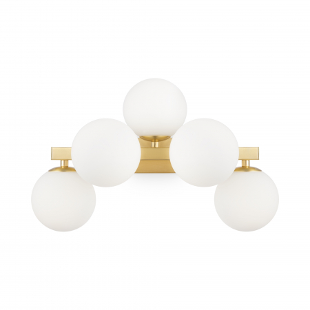 Produse - Aplica Dallas MOD547WL-05BS, 5xG9, aurie+alba, IP20, Maytoni