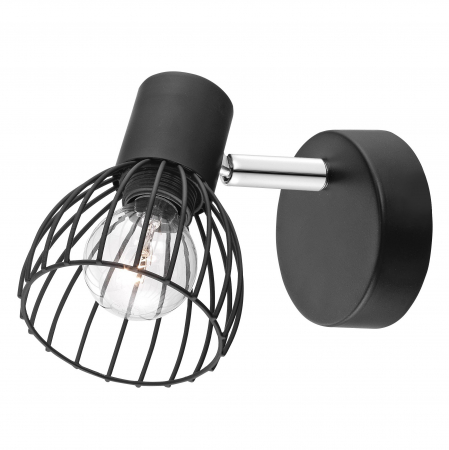 Promotii - Aplica neagra Jema, din metal, abajur ajustabil, 770010 - Novaluce