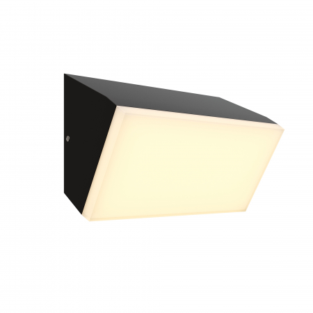 Aplice LED - Aplica pentru exterior LED Brick O436WL-L10GF3K, 10W, 1100lm, lumina calda, IP54, grafit, Maytoni
