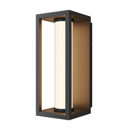 Aplice LED - Aplica perete EXPO Negru 3000k O480WL-L12B3K Maytoni Outdoor