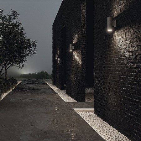 Aplica pentru exterior Bowery O574WL-02W, 2xGU10, alba, IP54, Maytoni [1]