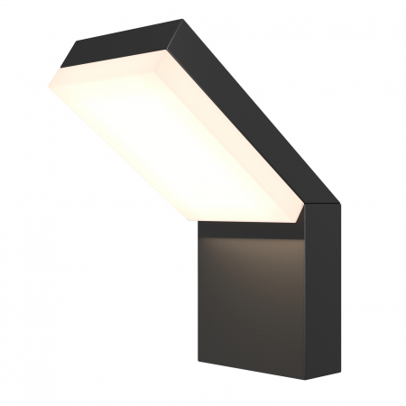 Promotii - Aplica pentru exterior LED Paso O595WL-L12B3K, 12W, 865lm, lumina calda, IP54, neagra, Maytoni