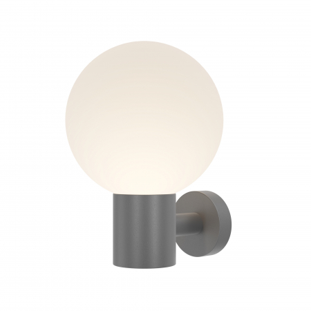 Promotii - Aplica pentru exterior Bold O598WL-01GR, 1xE27, gri+alba, IP54, Maytoni