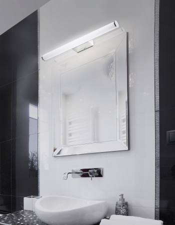 Aplica oglinda baie LED tip tub Aref 30/60/90/120 cm, suport metalic cromat, AZ 2095 - Azzardo [8]