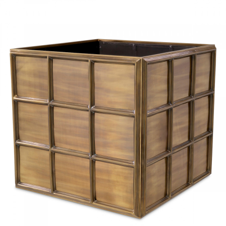 Promotii -   Planter Grid L finisaj din alamă vintage 115709 EICHHOLTZ