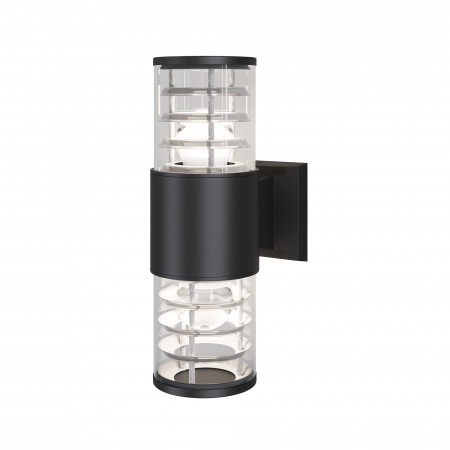 Promotii - Aplica pentru exterior Bronx O576WL-02B, 2xE27, neagra, IP54, Maytoni