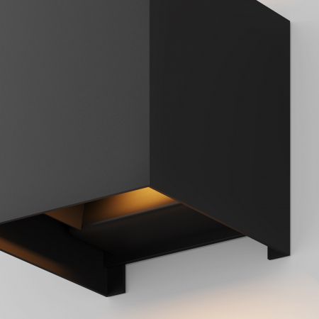 Aplica pentru exterior LED Fulton O572WL-L6B, 6W, 500lm, lumina calda, IP54, neagra, Maytoni [3]