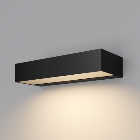 Aplice LED - Aplica pentru exterior LED Lot O428WL-L10GF3K, 10W, 350lm, lumina calda, IP54, grafit, Maytoni