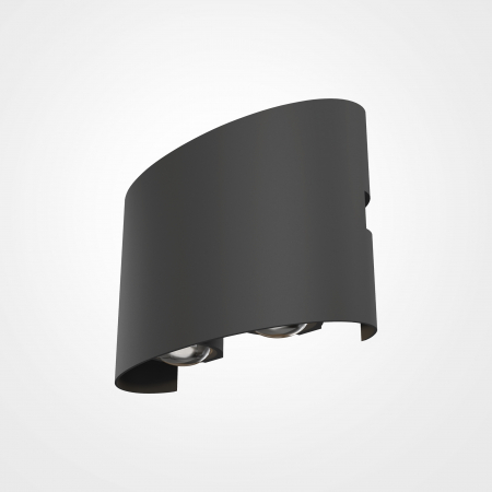 Promotii - Aplica pentru exterior LED Strato O417WL-L4GR3K, 4W, 400lm, lumina calda, IP54, gri, Maytoni