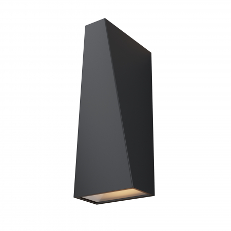 Aplice LED - Aplica pentru exterior LED Times square O580WL-L6B, 6W, 380lm, lumina calda, IP54, neagra, Maytoni