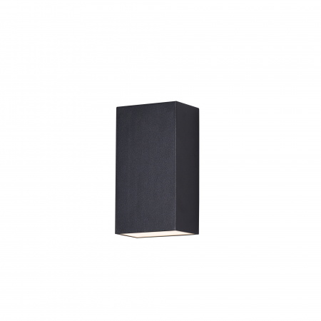Aplice LED - Aplica pentru exterior LED Times square O581WL-L6B, 6W, 480lm, lumina calda, IP54, neagra, Maytoni