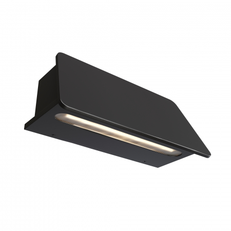 Promotii - Aplica pentru exterior LED Trupp O429WL-L6GF3K, 6W, 400lm, lumina calda, IP54, grafit, Maytoni