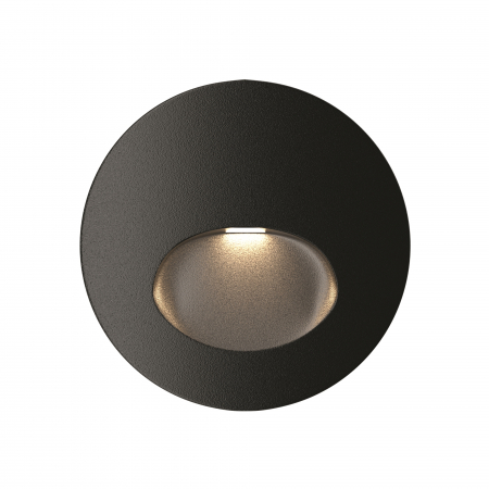 Aplica pentru scari LED Bil O015SL-L3B3K, 3W, 60lm, lumina calda, IP54, neagra, Maytoni [1]