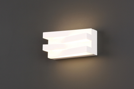 Aplica perete alba iluminare LED Konji 21x10x9 cm metal/acril, W0177 - Maxlight [1]