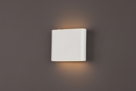 Aplica perete alba LED Peter 11,5x9 cm cu iluminare dubla, W0200 - Maxlight [1]