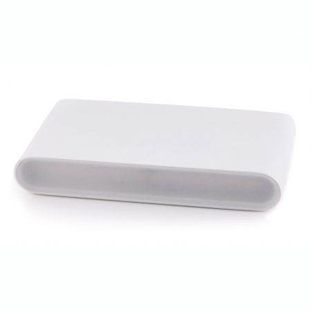 Promotii - Aplica perete alba LED Peter 17,5x9 cm cu iluminare dubla, W0201 - Maxlight