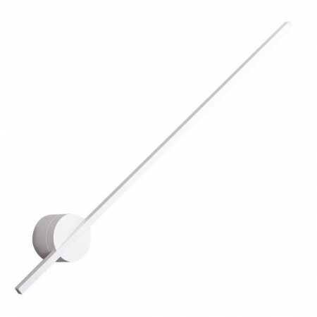 Aplica perete alba/neagra iluminare LED Risela 8x15x79 cm metal/acril IP44, W0212 - Maxlight [0]