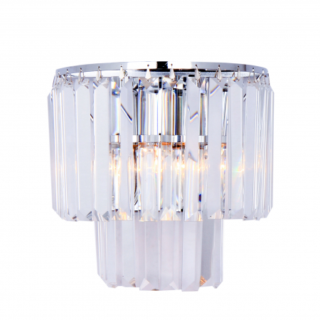Aplice LED - Aplica perete crom stil glam AMEDEO cu cristale, design modern, 003064-009238 - Zumaline