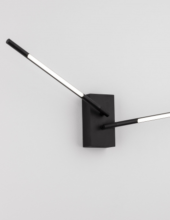 Aplica perete aurie/neagra rotativa Rocco 74 cm stil minimalist, iluminare LED, 9180722 - Novaluce [10]
