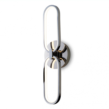 Aplica perete aurie rose/crom Githa 50 cm iluminare LED, 787024 - Schuller [0]