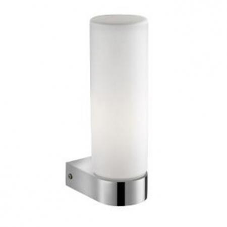 Promotii - Aplica perete baie alba Cali, 21/21,5 cm, din sticla, baza metal, IP44, 6310542 - Novaluce