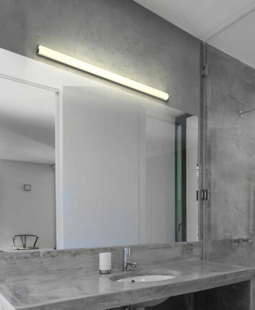 Aplica perete baie LED model liniar Hemma 60/90/120 cm, IP44, design modern, AZ 2472 - Azzardo [1]