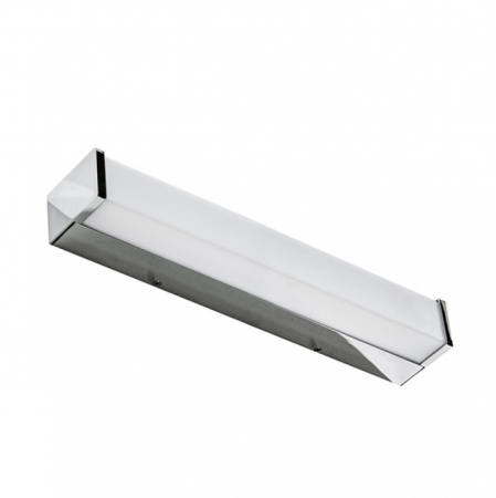Aplica perete baie LED tub patrat Ikai 60/90/120 cm, suport crom/negru mat, IP44, AZ 2088 - Azzardo [0]