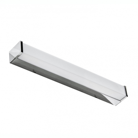 Aplica perete baie LED tub patrat Ikai 60/90/120 cm, suport crom/negru mat, IP44, AZ 2088 - Azzardo [2]