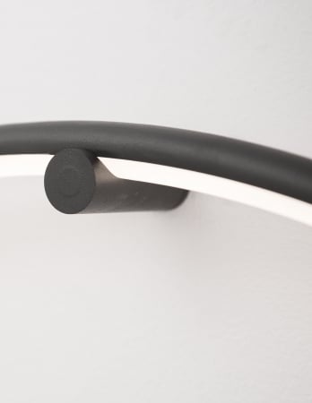 Aplica perete cerc stil minimalist Nikom Ø45/79 cm iluminare LED dimabila cu intrerupator, 9108312 - Novaluce [3]