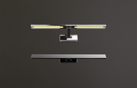 Aplica perete crom liniala iluminare LED Nikia 60x15x5 cm, metal, W0111 - Maxlight [1]