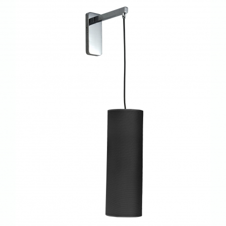 Aplice LED - Aplica perete cu abajur cilindric pe fir Arundi 35 cm, inaltime reglabila, design modern, AZ 2611 - Azzardo