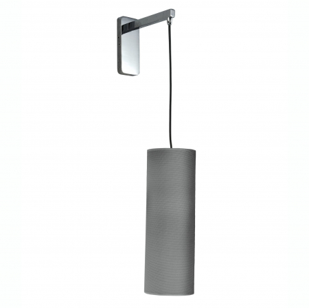 Aplica perete cu abajur cilindric pe fir Arundi 35 cm, inaltime reglabila, design modern, AZ 2613 - Azzardo [0]