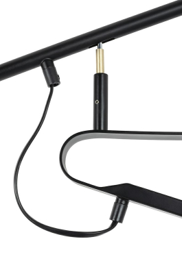 Aplica perete cu brat reglabil Boho 230 cm, design minimalist, din fibra de carbon, JB7016L/MSE010400149 - King [6]