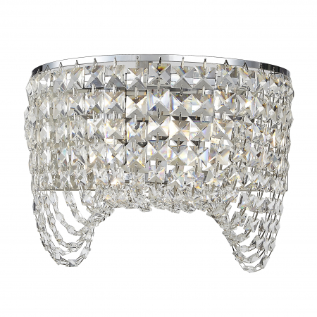Aplice LED - Aplica perete cu cristale Rose 30x24 cm, forma asimetrica, design modern elegant, AZ 1283 - Azzardo
