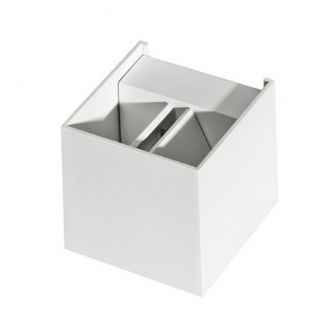 Aplica perete cub cu deschidere reglabila Arden 10x10 cm, design minimalist, metal, AZ 0952 - Azzardo [1]