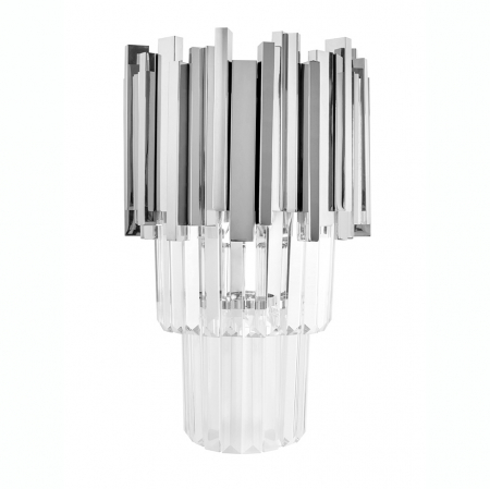 Promotii - Aplica perete design lux Imperial Wall crom cu cristale, otel/sticla, DW-B5688S.WALLSILVER - King