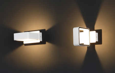 Aplica perete dreptunghiulara alba/neagra iluminare LED Staja 12x14,5x7 cm metal, W0168 - Maxlight [3]