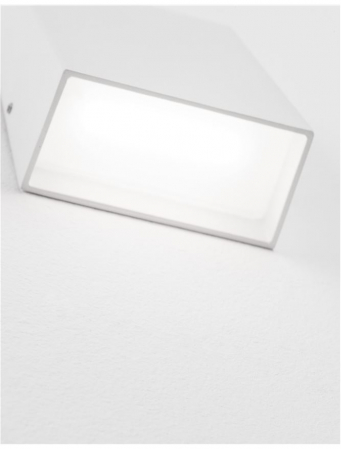 Aplica perete exterior LED alba Lorai, din metal, IP54, 9202131 - Novaluce [4]