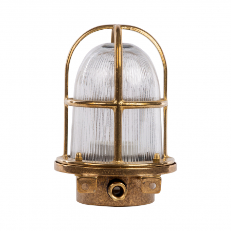 Produse - Aplica perete exterior aurie KAVALA Ø12,5x18 cm stil industrial/vintage, 002177-016748 - Zumaline