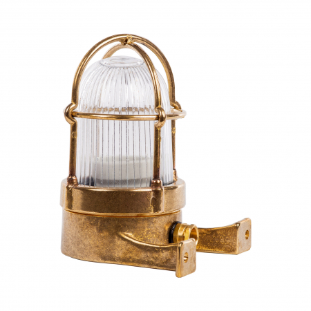 Promotii - Aplica perete exterior aurie KAVALA Ø10x16,5 cm stil industrial/vintage, 002177-016749 - Zumaline