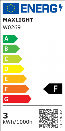 Aplica perete LED 30x90 cm stil minimalist Hafsa cu glob suspendat, W0269 - Maxlight [2]