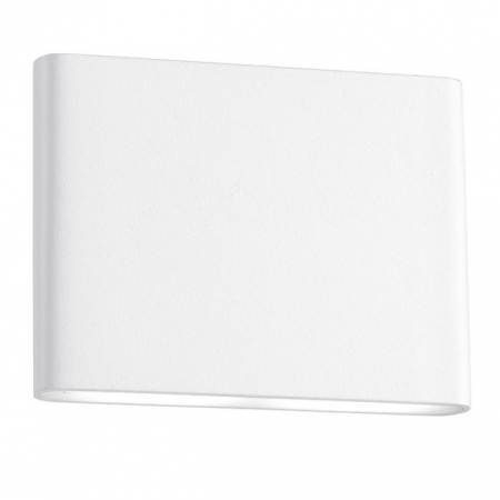 Aplice LED - Aplica perete LED alba bidirectionala Zahara, design modern din aluminiu, 8x10,5 cm, 712042 - Novaluce