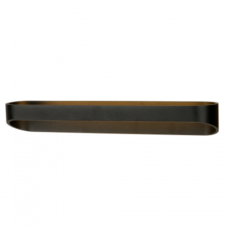 Produse - Aplica perete LED alba/neagra metal Jorja 41x6,6 cm, W0279 - Maxlight