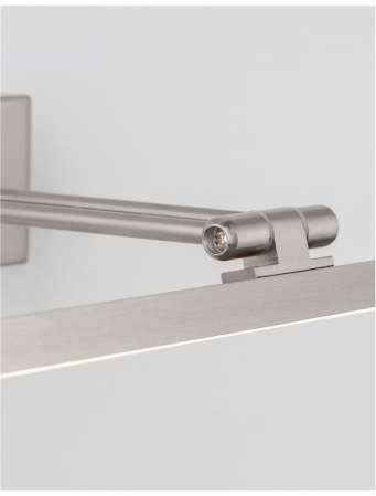 Aplica perete LED baie aurie/argintie liniara Viggo, din metal, 37,6 cm, ajustabila, 9117301 - Novaluce [13]